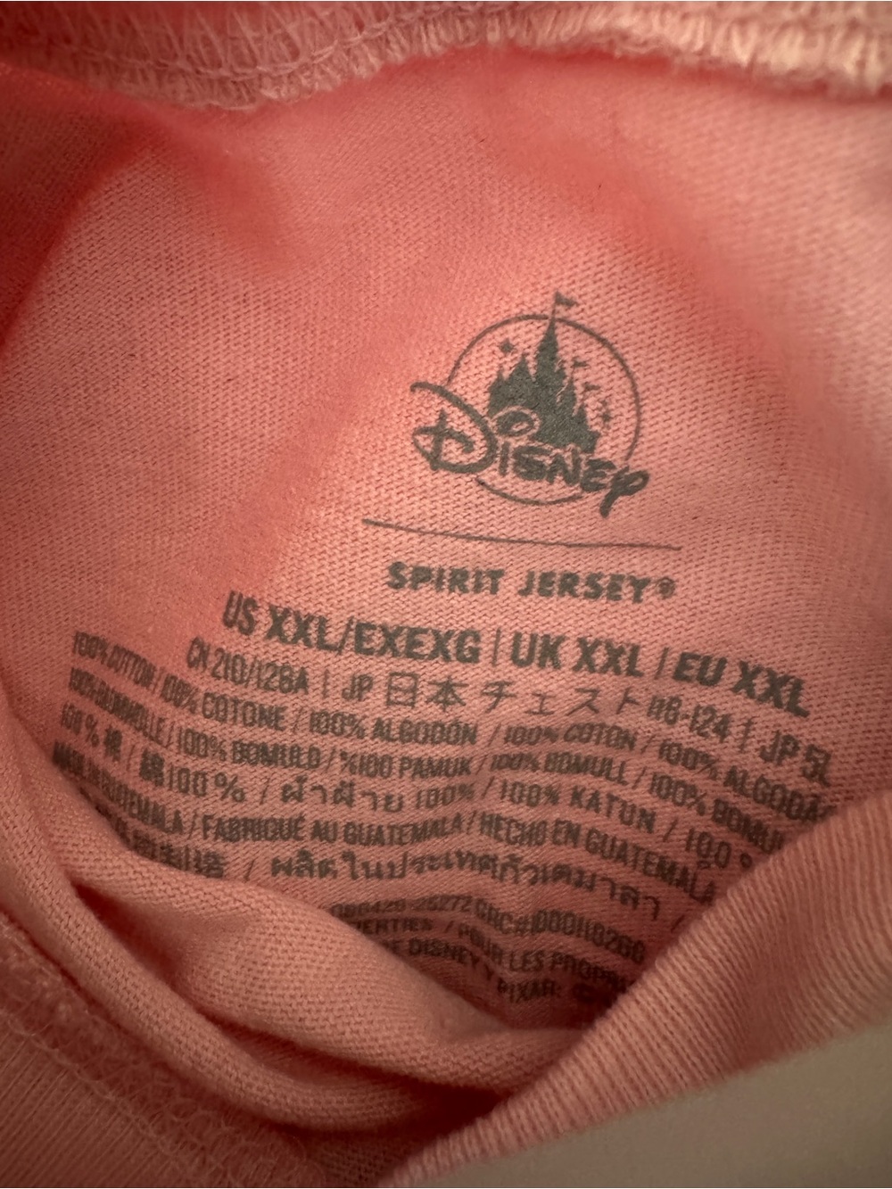 NWT Disney Parks Walt Disney World Princess Pink Spirit Jersey XXL - Picture 12 of 12